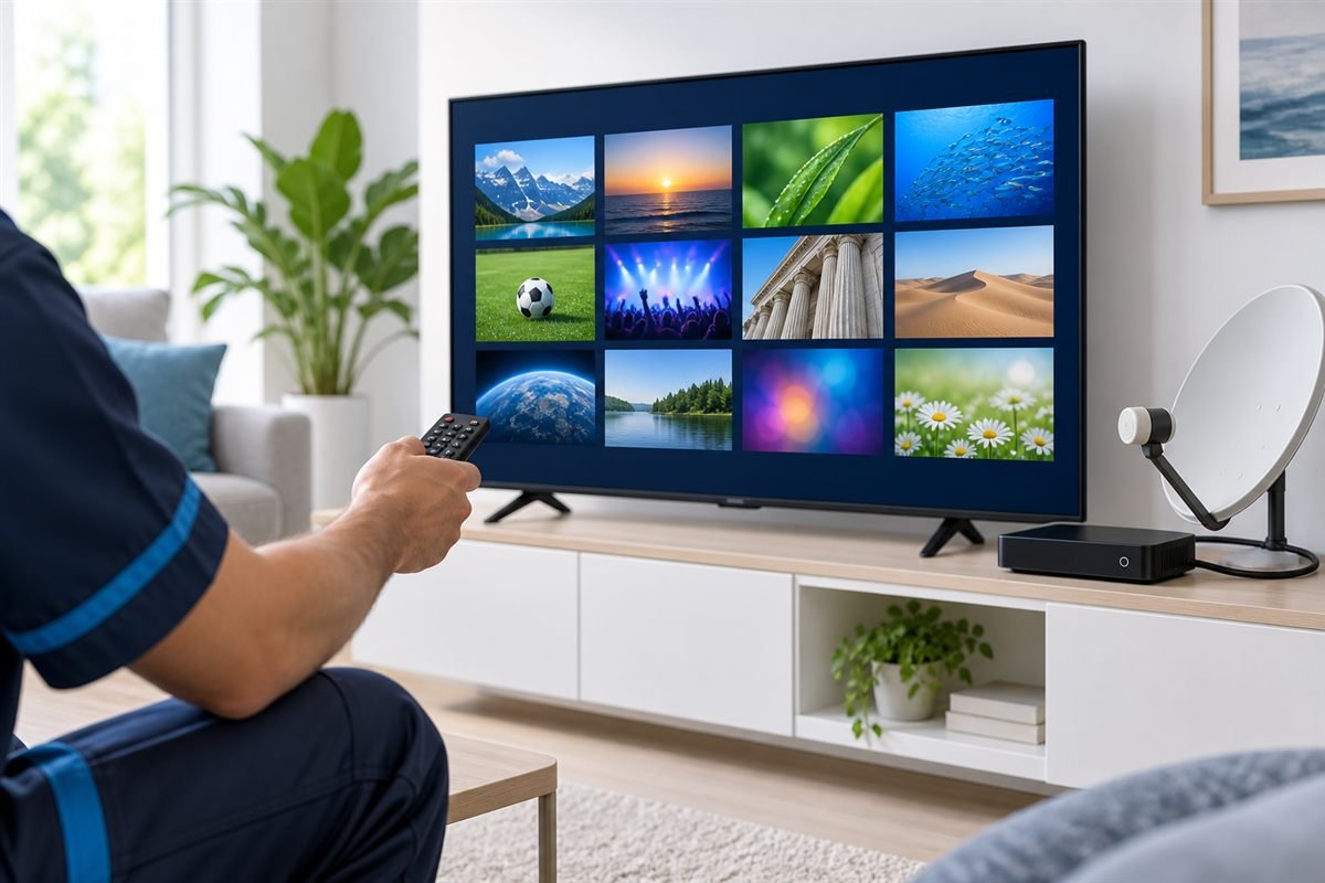 Televizyonda uydu kanal kurulumu ve kanal listesi ayarı